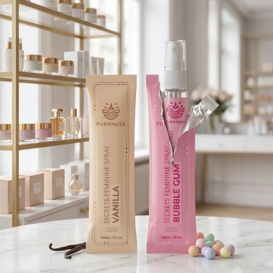Feminine Spray Vanilla & Buble Gum (4 Btl @10 ml) (RETAIL PLAN)
