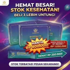 PACK HEMAT 3 KOTAK BIOZENLITE