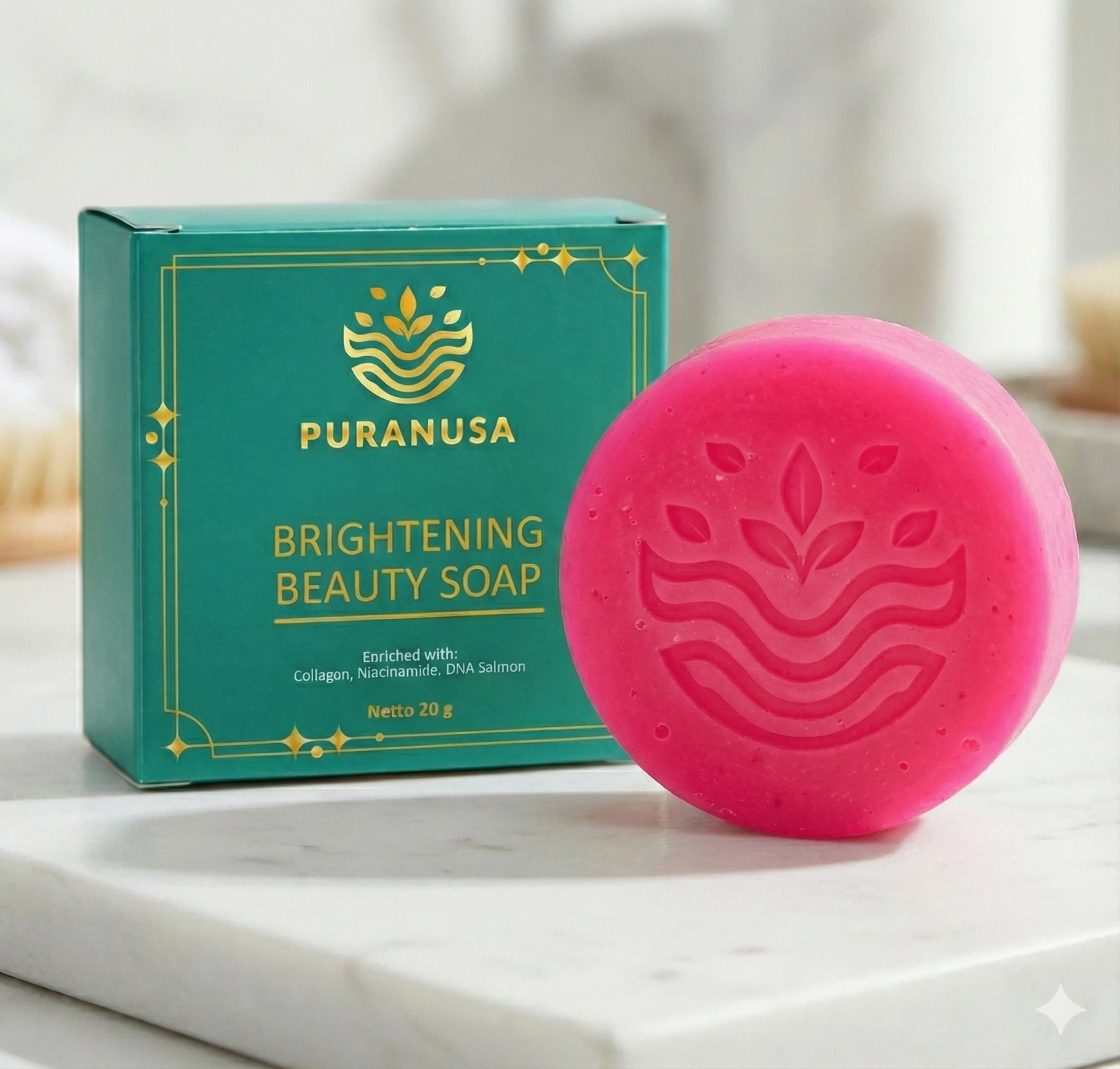 PURANUSA BEAUTY SOAP (3 pcs) - 3 Pcs Puranusa Brightening Soap