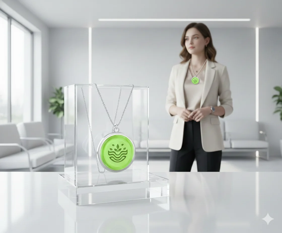 BIOZENION PENDANT Green - Menjaga Harmoni Tubuh dengan Manfaat Ion Negatif
Kebugaran bukan hanya nutrisi, tetapi juga energi. Kalung ini adalah produk wellness modern yang membawa manfaat Ion Negatif ke mana pun Anda pergi.