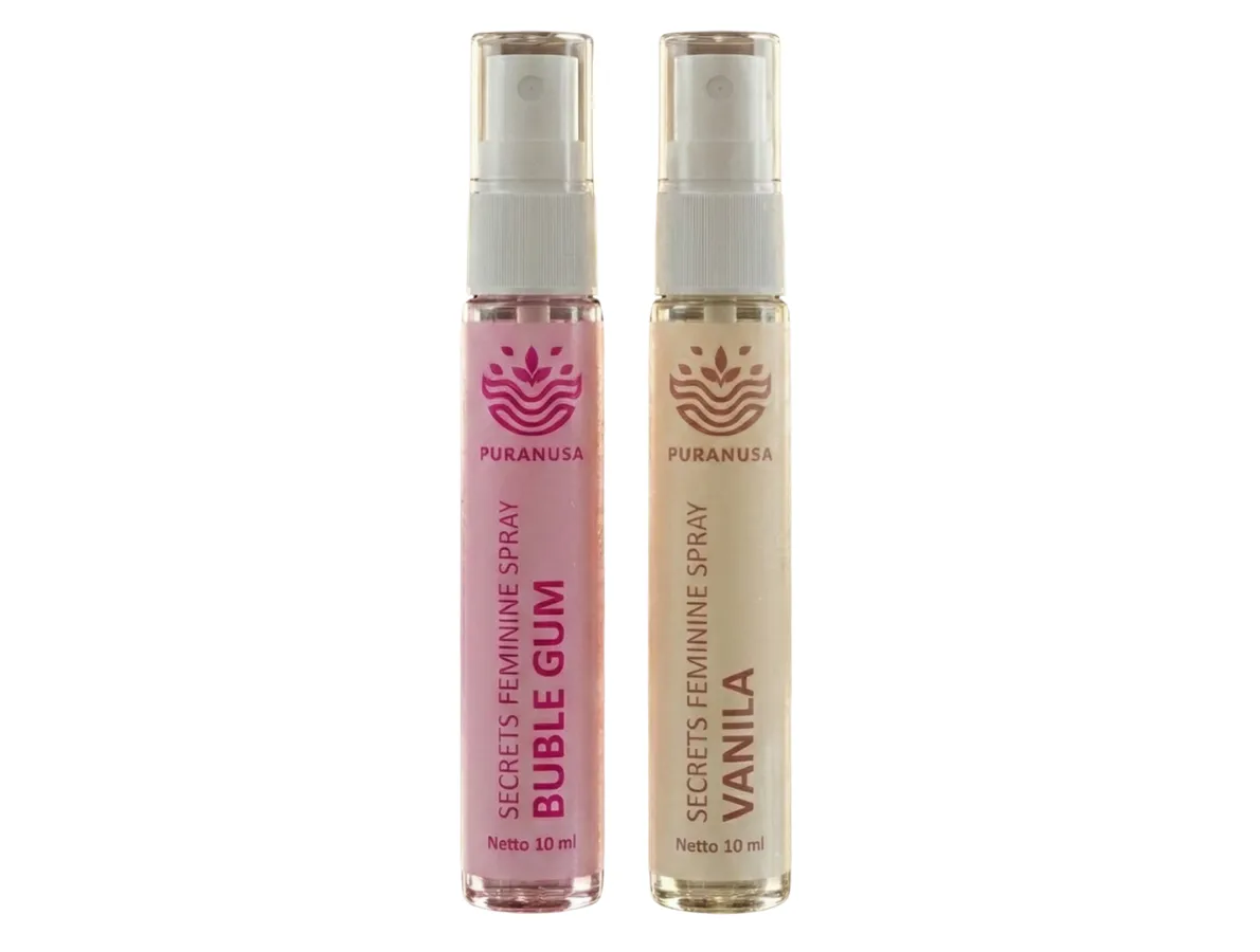 Feminine Spray Vanilla & Buble Gum (4 Btl @10 ml) (RETAIL PLAN)