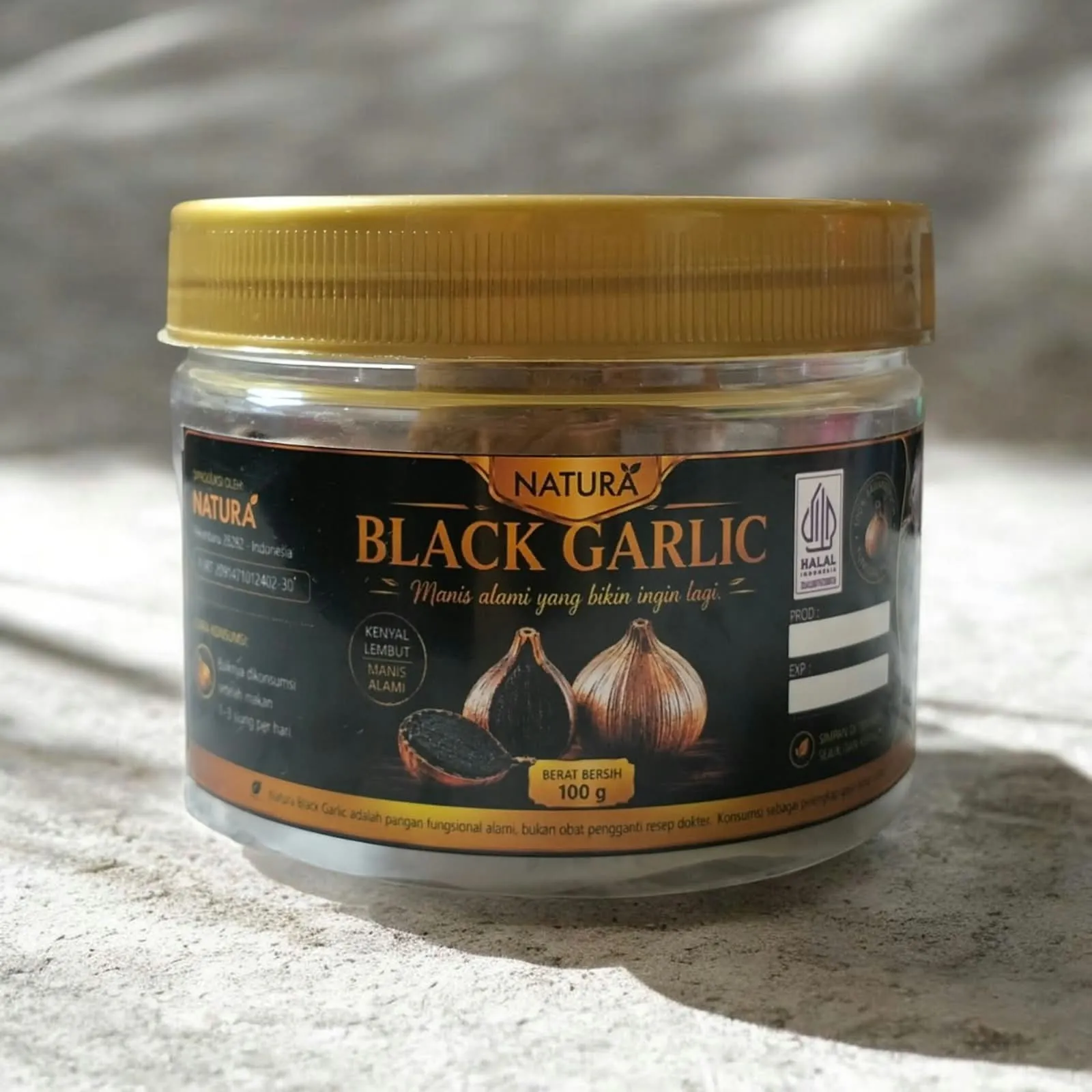NATURA Black Garlic 100gr (RETAIL UMKM)