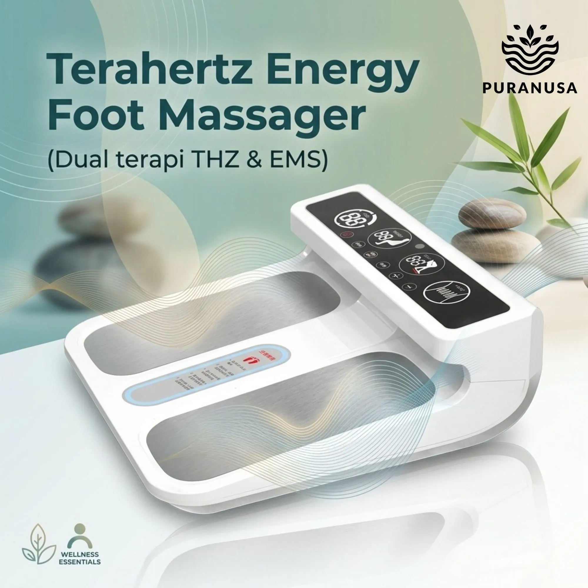 Terahertz Energy Foot Massager (Dual Terapi THZ & EMS)